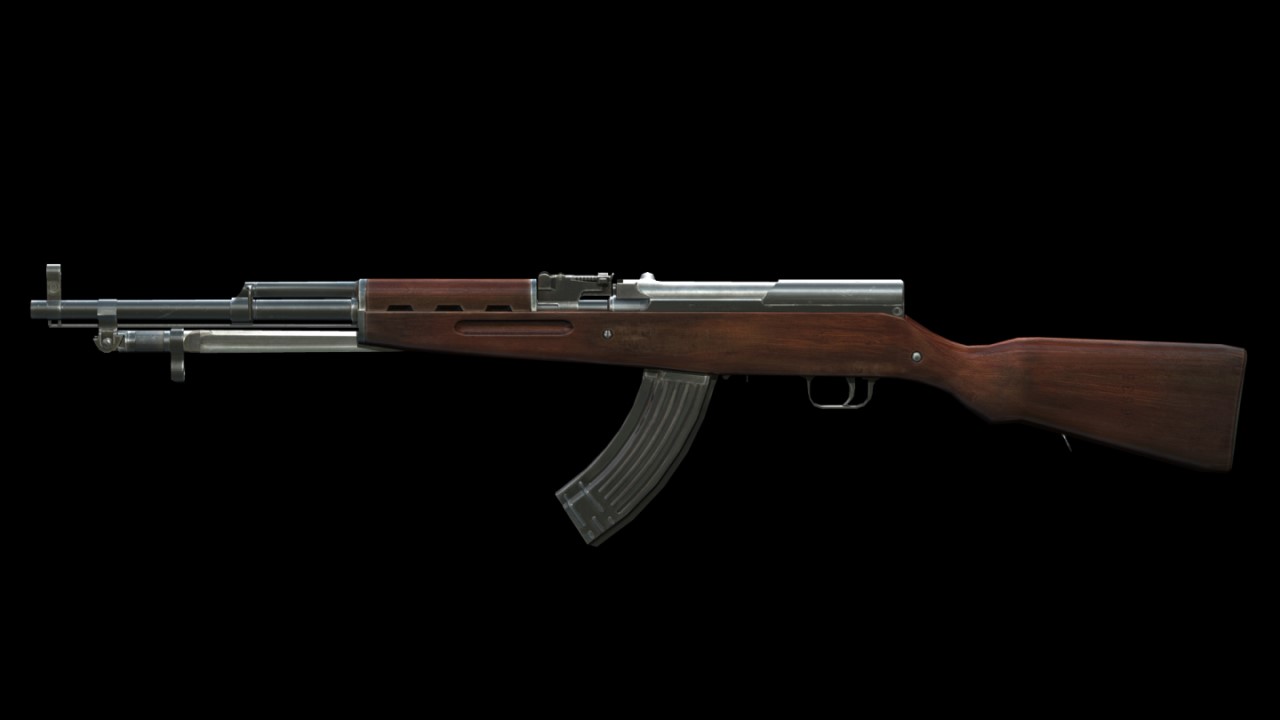 sks has lower horizontal recoil